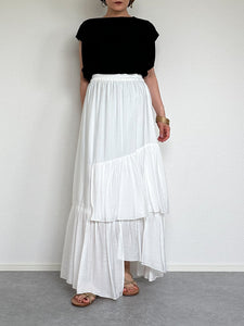 RANDOM TIERED SKIRT