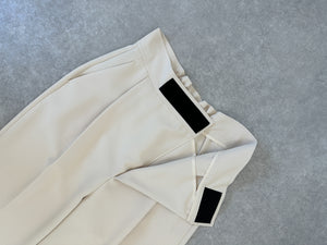 HIGH-WAISTED FRONT WRAP PANTS