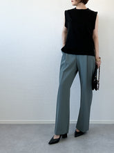 画像をギャラリービューアに読み込む, HIGH-WAISTED FRONT WRAP PANTS