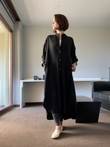 BACK TACK LONG SHIRTS ONE-PIECE