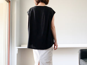 TACK SLEEVE TANK TOP