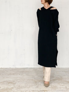 ASYMMETRY SWEAT ONE-PIECE