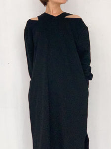 ASYMMETRY SWEAT ONE-PIECE