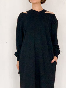 ASYMMETRY SWEAT ONE-PIECE