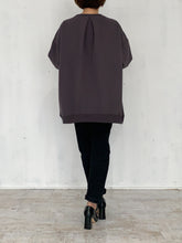 画像をギャラリービューアに読み込む, DRAWSTRING BIG SILHOUETTE SWEAT TOP