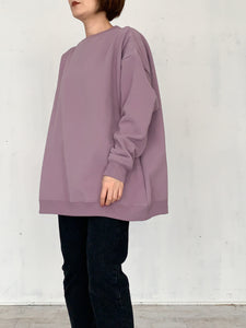 DRAWSTRING BIG SILHOUETTE SWEAT TOP