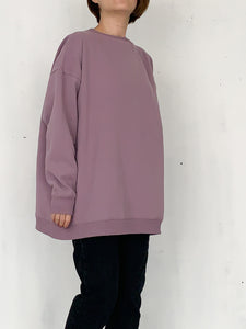 DRAWSTRING BIG SILHOUETTE SWEAT TOP