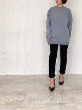 画像をギャラリービューアに読み込む, DRAWSTRING BIG SILHOUETTE SWEAT TOP