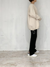 画像をギャラリービューアに読み込む, DRAWSTRING BIG SILHOUETTE SWEAT TOP