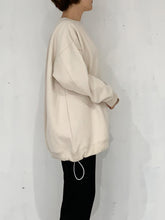 画像をギャラリービューアに読み込む, DRAWSTRING BIG SILHOUETTE SWEAT TOP