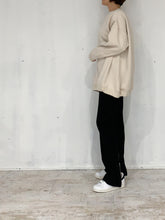 画像をギャラリービューアに読み込む, DRAWSTRING BIG SILHOUETTE SWEAT TOP