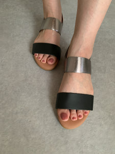 DOUBLE BELT SANDALS