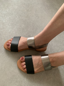 DOUBLE BELT SANDALS